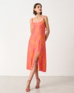 MIDI DRESS PRINTED