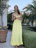 DRESS MAXI EMPROIDERY CUPS