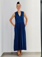 DRESS VISCOSE SLEEVELESS - Image 7