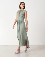 DRESS VISCOSE SLEEVELESS - Image 9