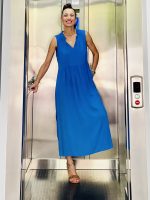 DRESS VISCOSE SLEEVELESS - Image 13