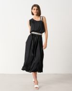 DRESS SATIN MIDI