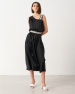 DRESS SATIN MIDI - Image 2