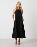 DRESS MIDI LINEN - Image 5