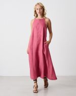 DRESS MIDI LINEN - Image 11