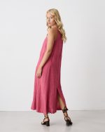 DRESS MIDI LINEN - Image 13
