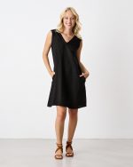 DRESS SHORT LINEN