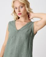 DRESS SHORT LINEN - Image 7