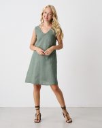 DRESS SHORT LINEN - Image 9