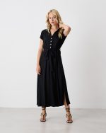 DRESS MAXI SHORT SLEEVE - Image 4