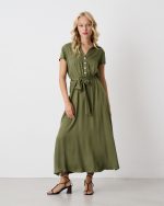 DRESS MAXI SHORT SLEEVE - Image 9