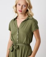 DRESS MAXI SHORT SLEEVE - Image 12