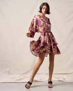 DRESS SHORT TIERED