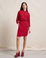 DRESS CREPE WITH BELT