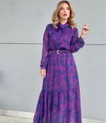 DRESS MAXI CHIFFON PRINTED