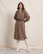 DRESS MIDI ANIMAL PRINT