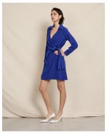CREPED WRAP DRESS - Image 2