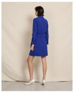 CREPED WRAP DRESS - Image 4