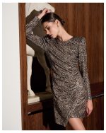 SEQUIN DRESS ANIMAL PRINT - Image 2