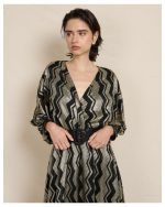 MAXI DRESS GLITTER PRINTED - Image 3