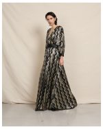 MAXI DRESS GLITTER PRINTED - Image 5
