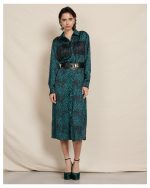 SHIRT DRESS SATIN ANIMAL PRINT - Image 2
