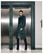 SHIRT DRESS SATIN ANIMAL PRINT - Image 4