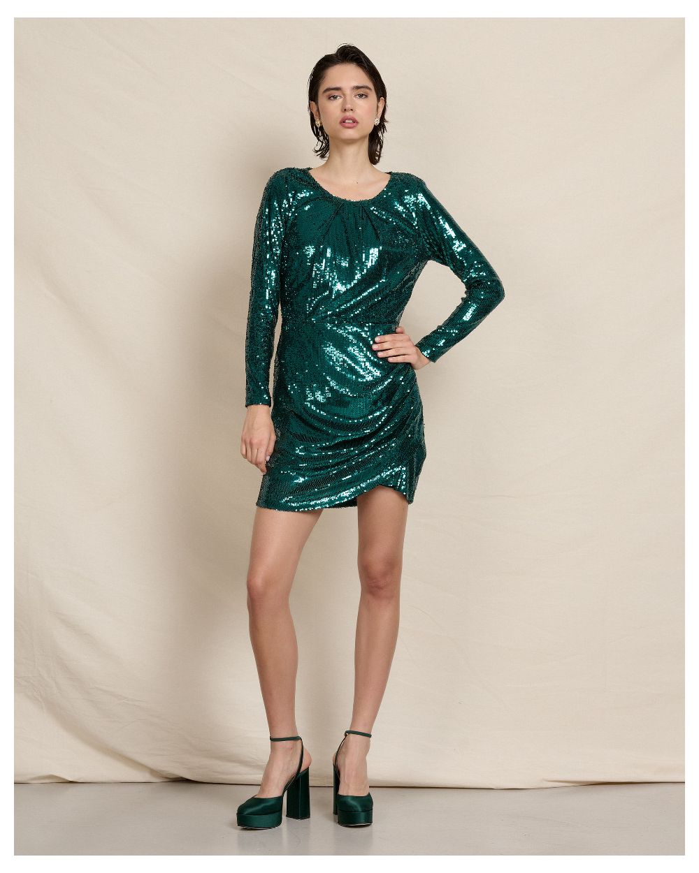 74137.jpg DRESS MINI SEQUIN - Image 1