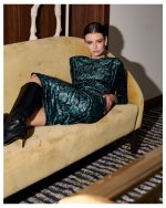DRESS MIDI VELVET PRINTED - Image 3