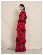 MAXI DRESS FLORAL PRINT CHIFFON - Image 4