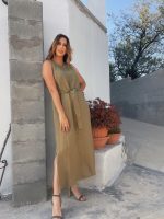 MAXI LINEN DRESS - Image 6