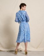 DRESS MIDI PRINTED CHIFFON - Image 4