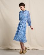 DRESS MIDI PRINTED CHIFFON - Image 5