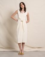 MIDI DRESS SHOULDER PADS - Image 3