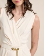 MIDI DRESS SHOULDER PADS - Image 4