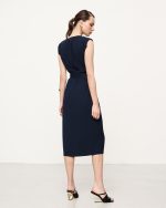 MIDI DRESS SHOULDER PADS - Image 8