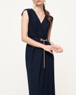 MIDI DRESS SHOULDER PADS - Image 9