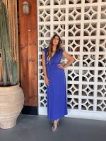 MAXI LUREX GLITER DRESS