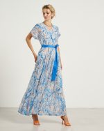 MAXI CHIFFON DRESS - Image 3