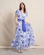 MAXI CHIFFON DRESS - Image 8