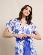 MAXI CHIFFON DRESS - Image 9