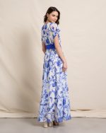 MAXI CHIFFON DRESS - Image 10