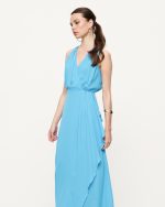 MAXI CHIFFON DRESS - Image 9