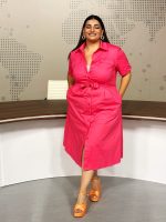 SHIRT DRESS MIDI COTTON - Image 2