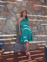 SATIN SHORT DRESS
