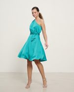SATIN SHORT DRESS - Image 2