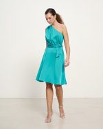 SATIN SHORT DRESS - Image 5