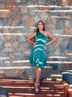 SATIN SHORT DRESS - Image 8