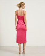 MIDI SATIN DRESS - Image 7