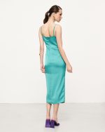 MIDI SATIN DRESS - Image 10